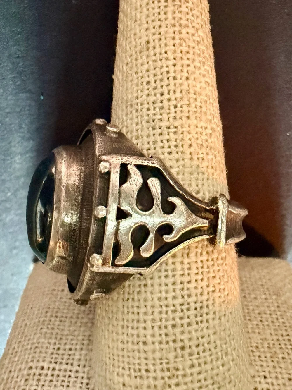 Heidi Nahser Fink Handcrafted Sterling Silver Statement Size 9 Ring